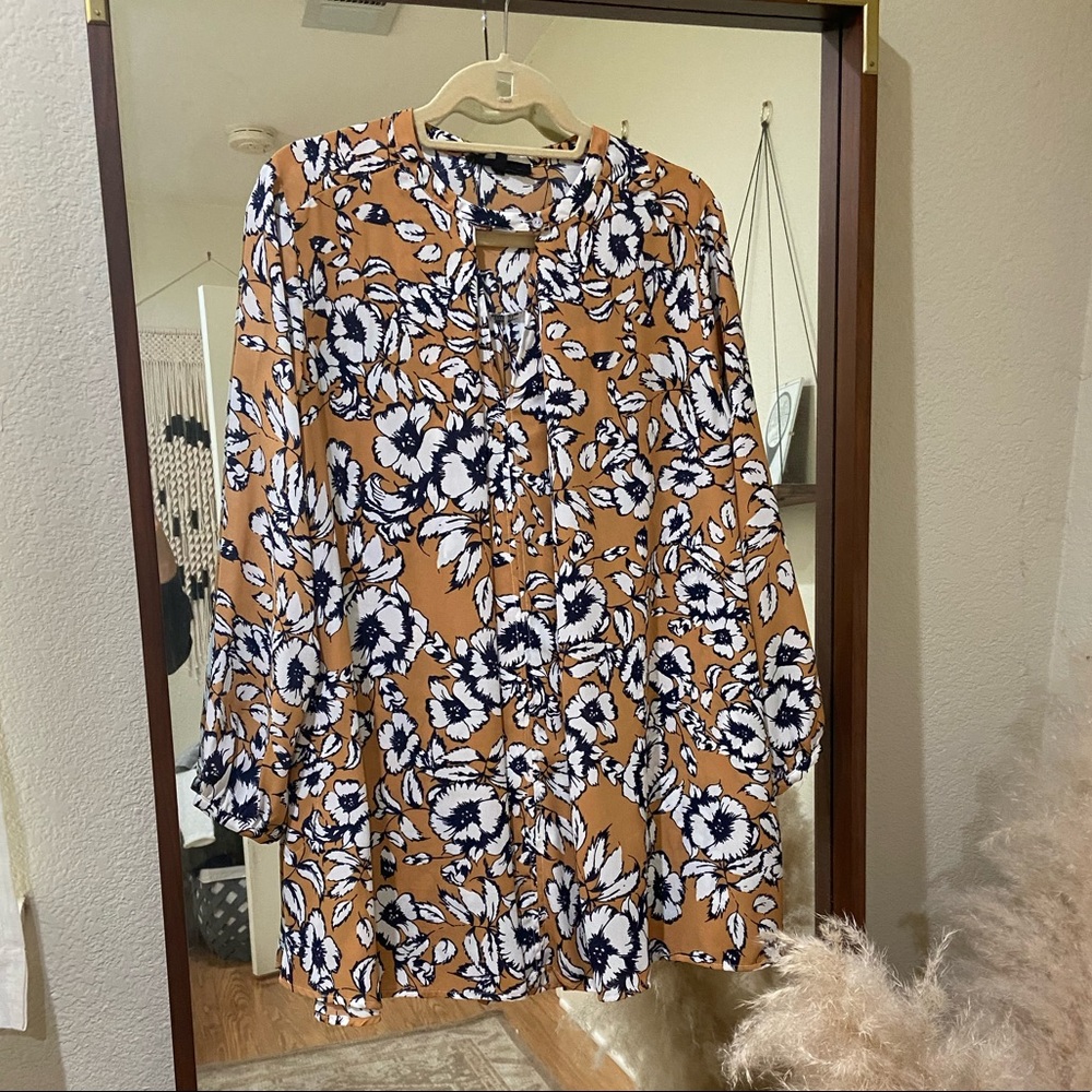 VICI Olivaceous Floral Mini Dress